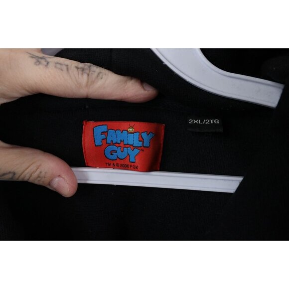 Vintage Y2K Family Guy Mens 2XL XXL Parody Stewie Breaking Bad Full Zip Hoodie - Picture 9 of 14